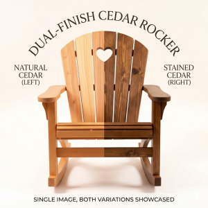 Royal Hearts Cedar Glider Chair (Copy)